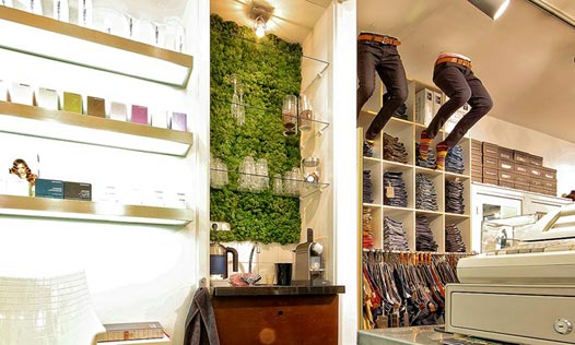 Angel Agudo, trendy lifestyle shop in Amsterdam houdt van mos