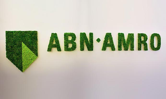 Moslogo ABN Amro benadrukt duurzame strategie